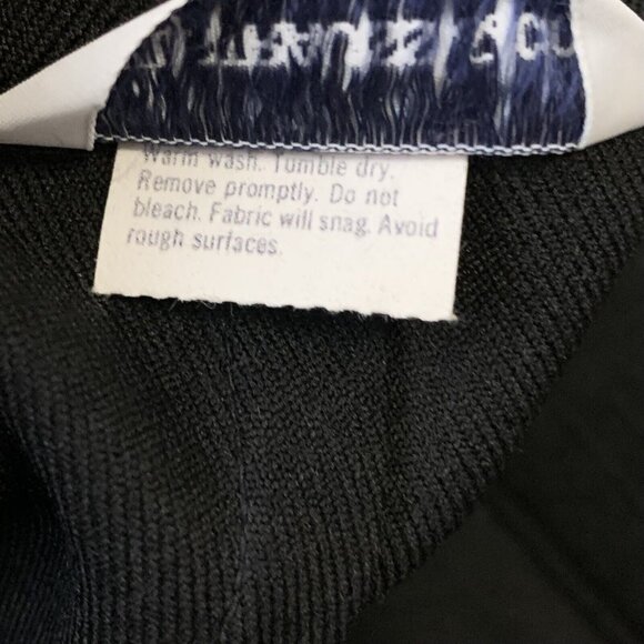 Vintage Levis Pants Size 34 Black Slacks Straight Leg 30 Inseam Mens - Picture 5 of 5